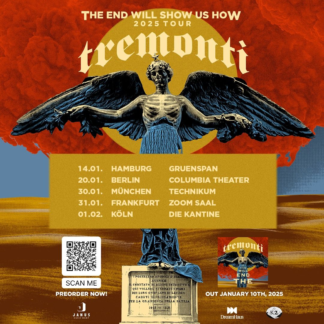 Tremonti | The End Will Show Us How 2025 Tour | M\u00fcnchen