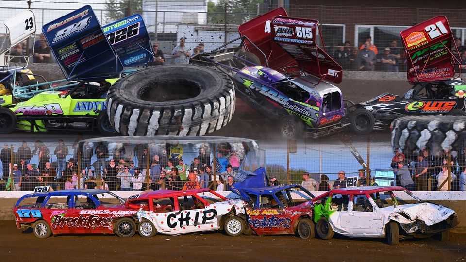 War of the Worlds! F1 Stock Cars, Unlimited Banger Teams and MiniStox