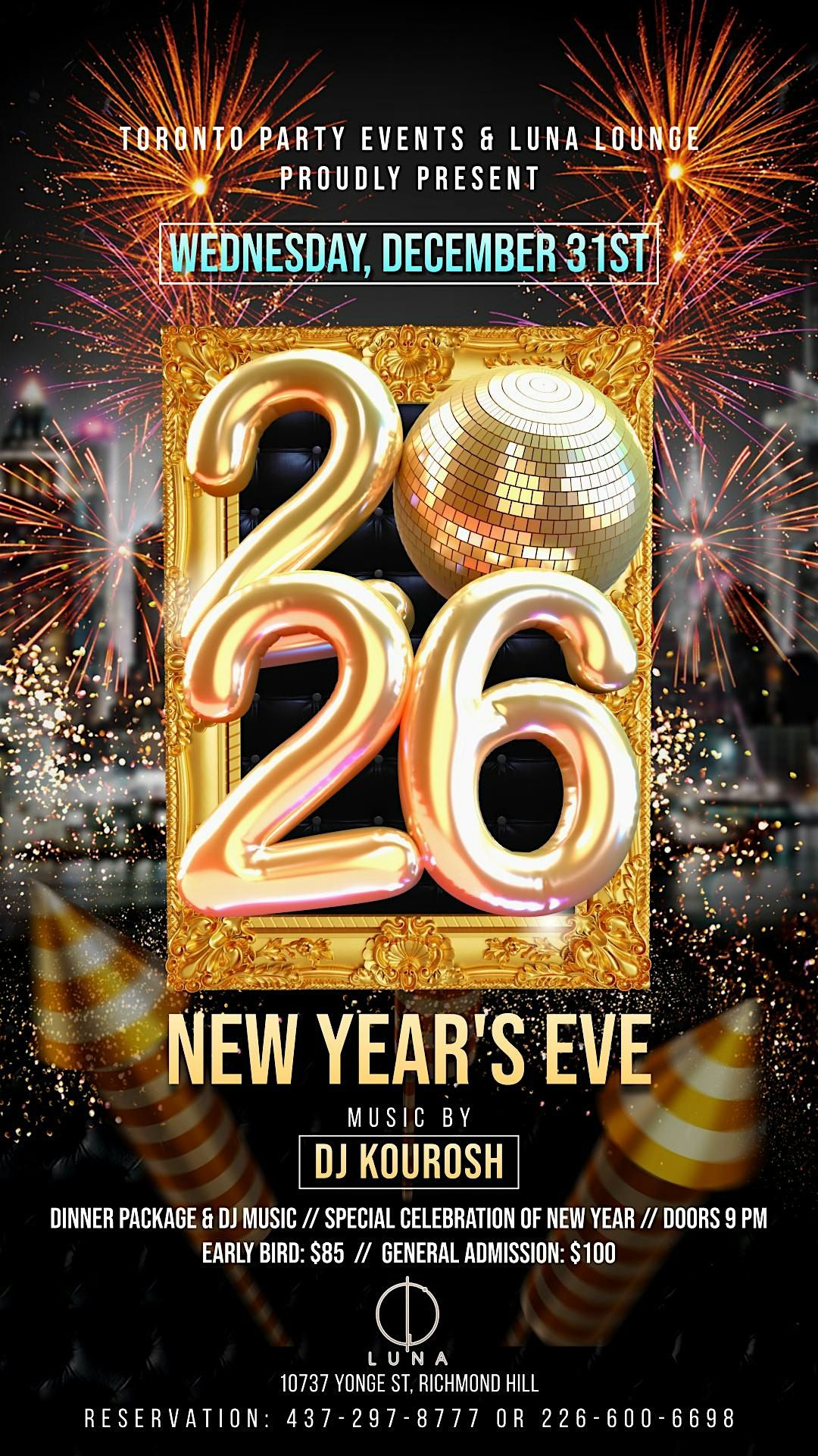 New Years Eve 2026 Persian Party Night