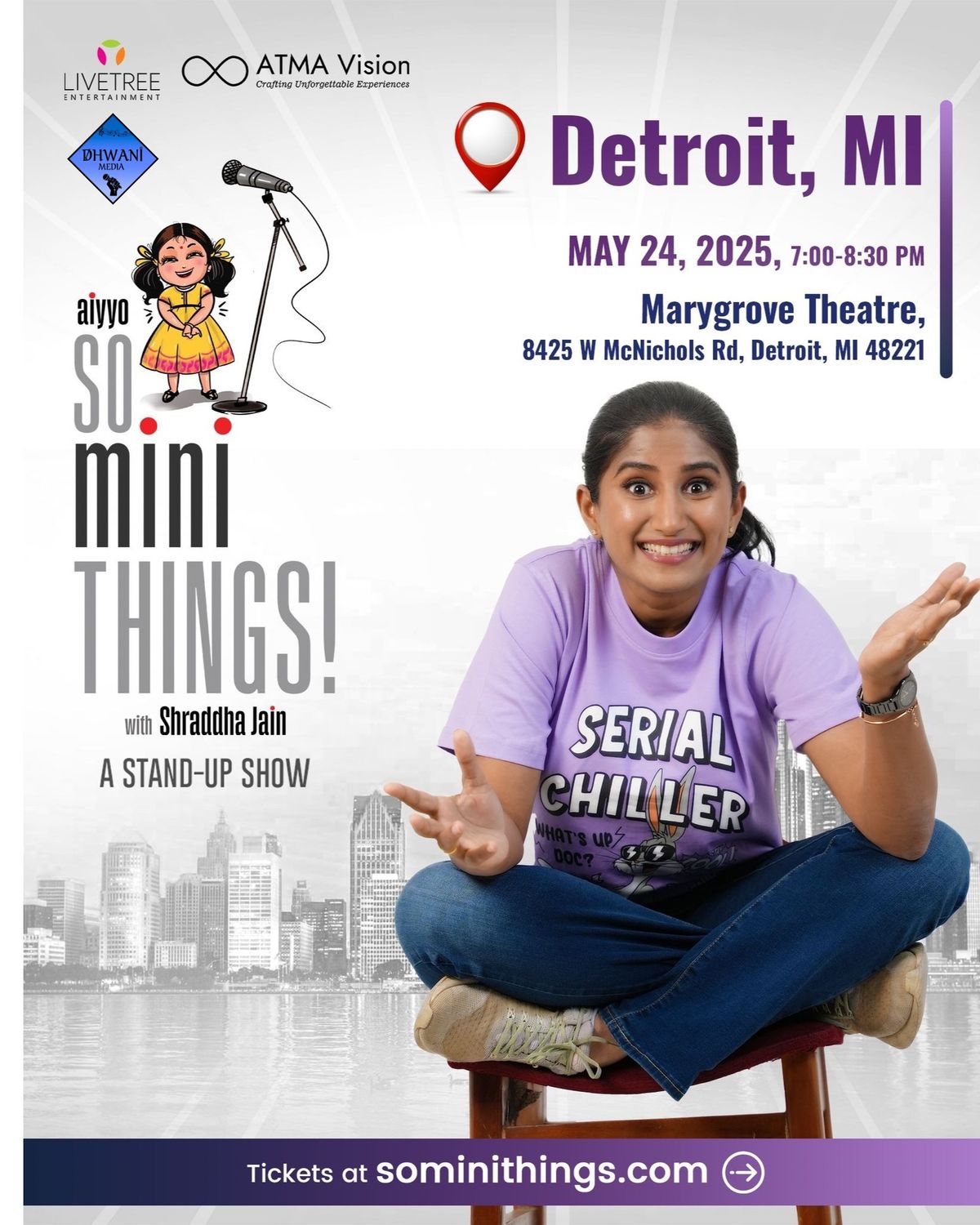 Aiyoo Shraddha Standup Comedy Live in Detroit - Laughter Guaranteed