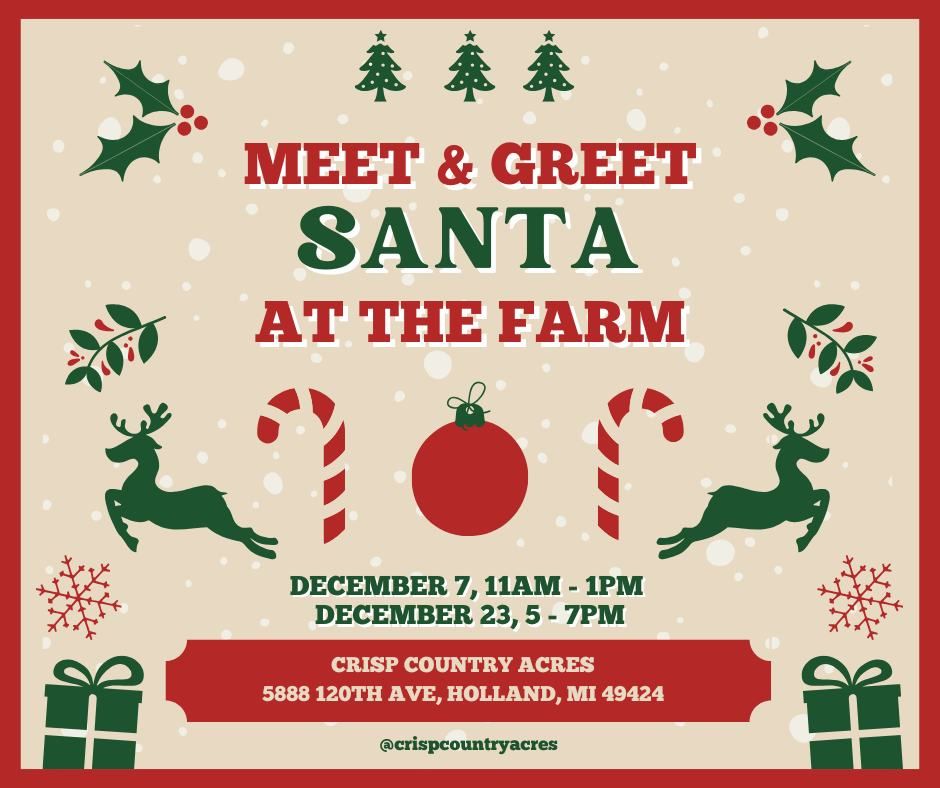 Meet & Greet Santa at the Farm