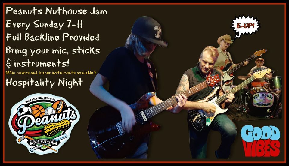 Sunday Nuthouse Jam, Hosted by The Legendary Cyclones