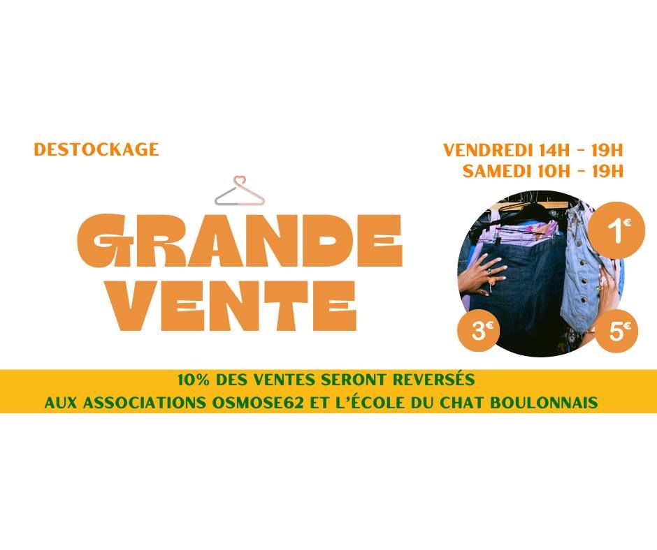 Grande vente destockage  vintage et seconde main 