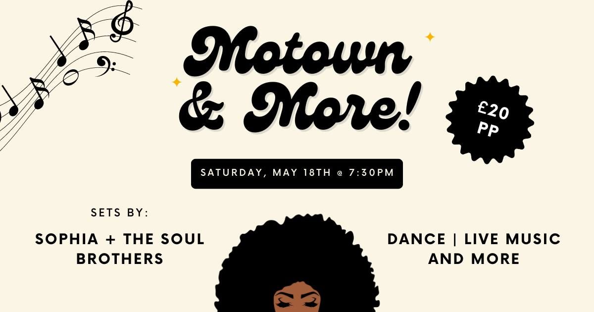 A Night of Motown & Much More with Sophia and The Soul Brothers