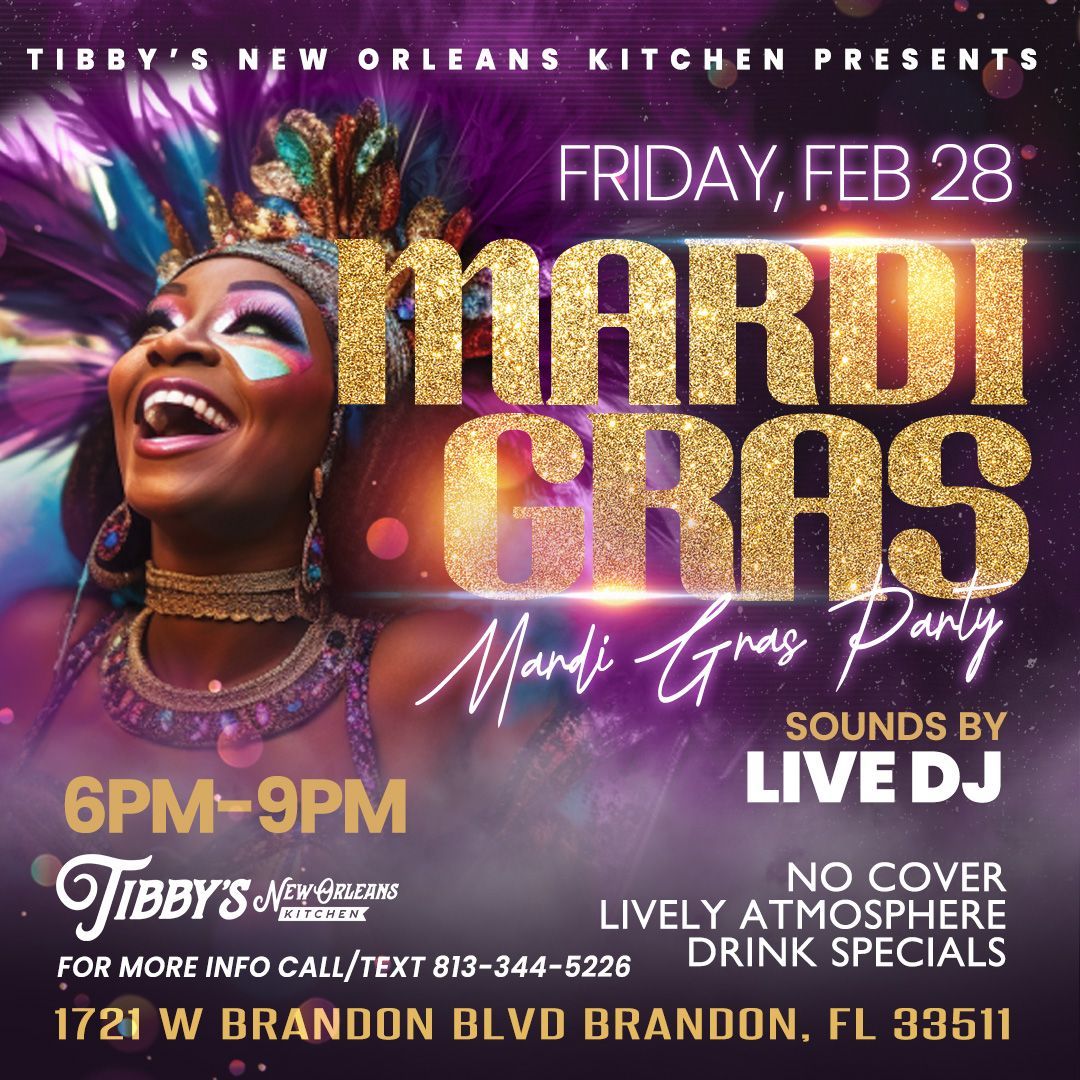 Mardi Gras Party at Tibby's-Brandon, FL