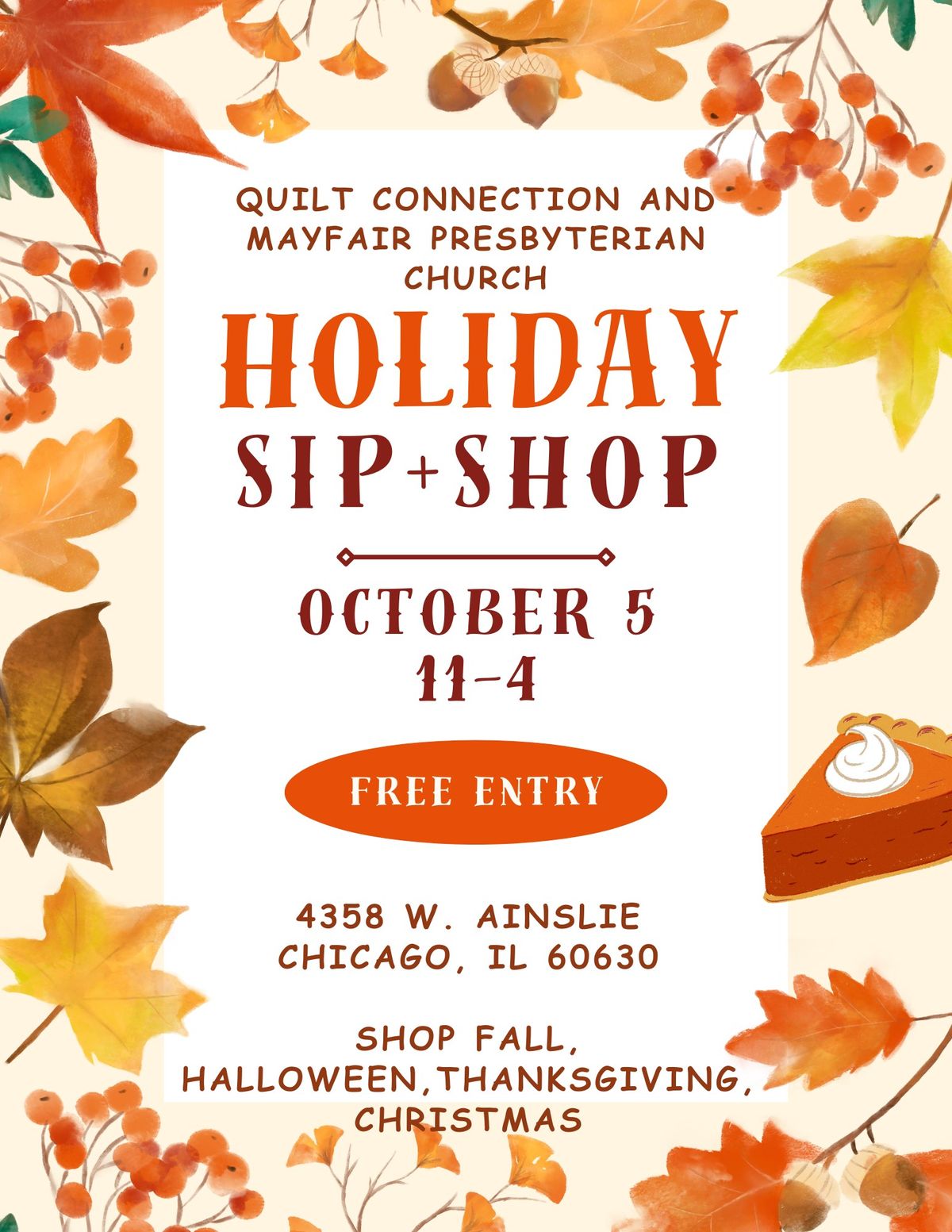 Holiday Sip & Shop