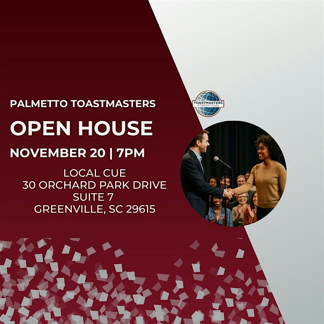 Palmetto Toastmasters Open House