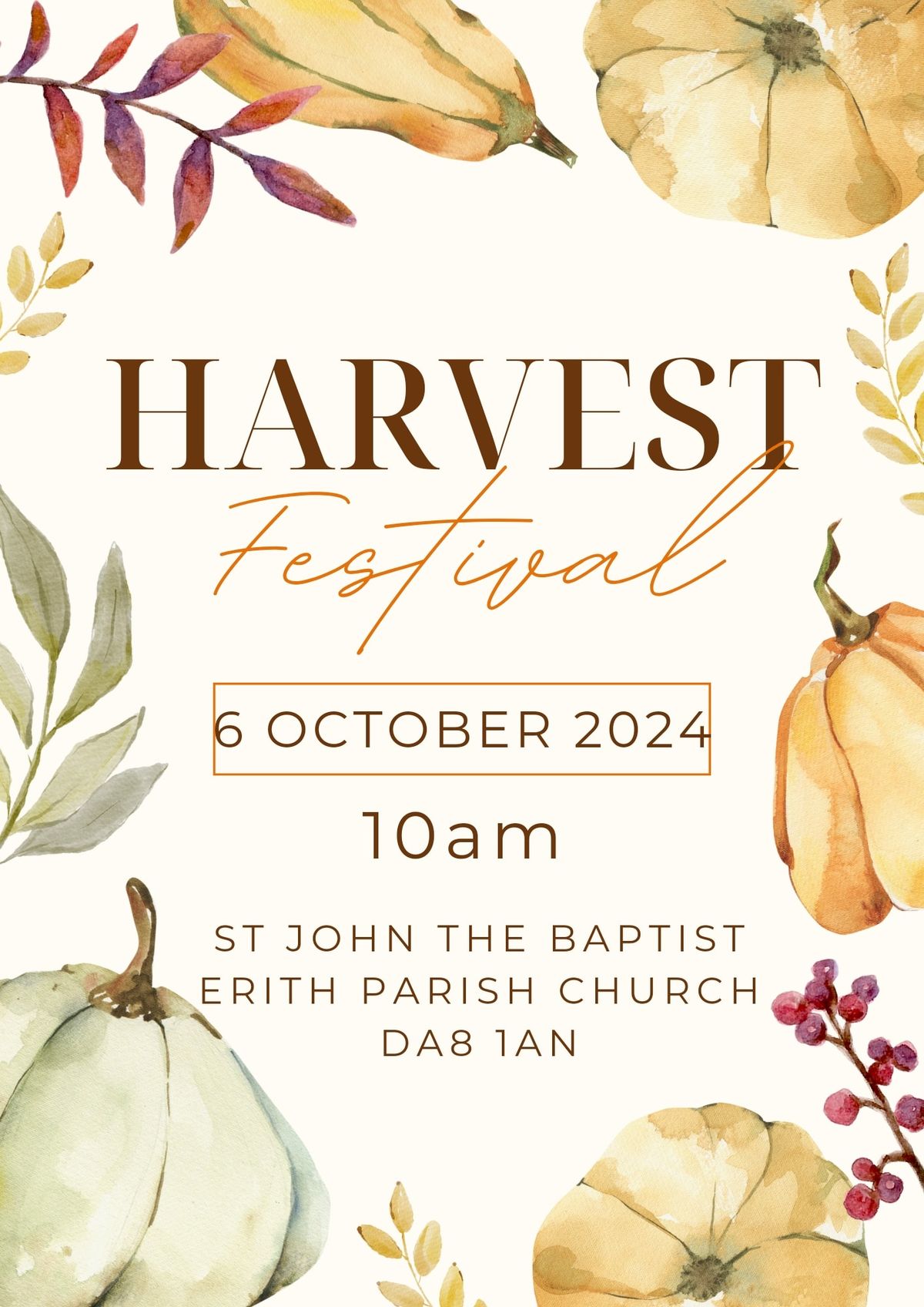 Harvest Festival Service 