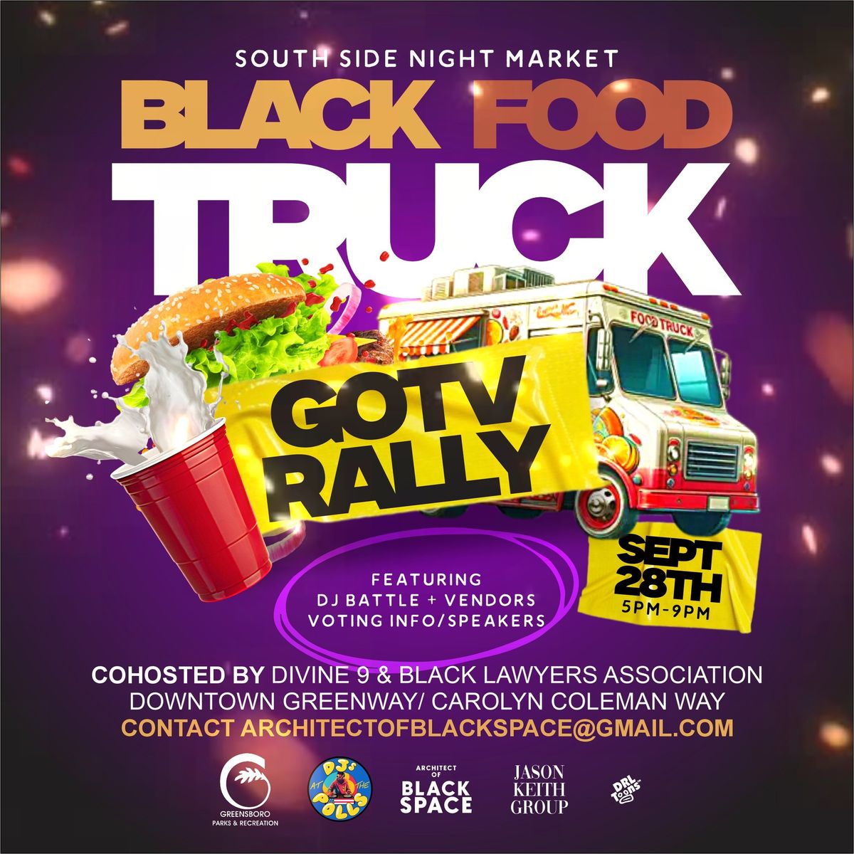 Black Food Truck & GOTV Rally hosted at South Side Night Market