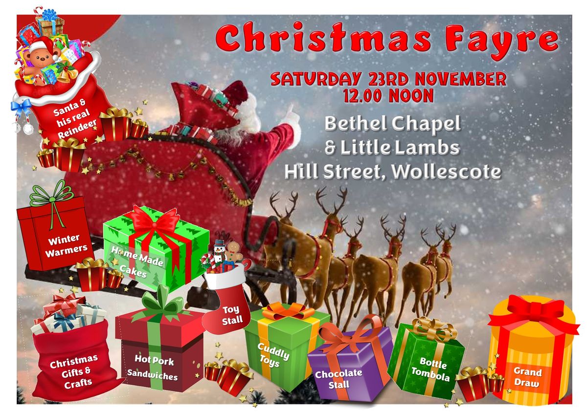 Bethel & Little Lambs Pre-School Christmas Fayre