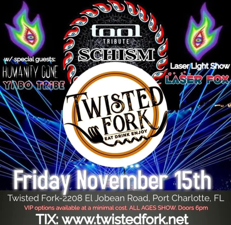 11\/15 Tool Tribute Schism at The Twisted Fork in Port Charlotte, FL