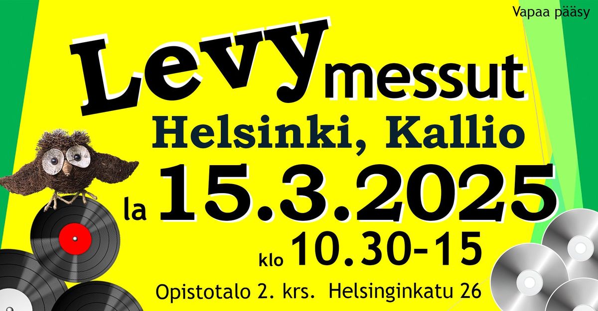 Levymessut Helsinki Kallio