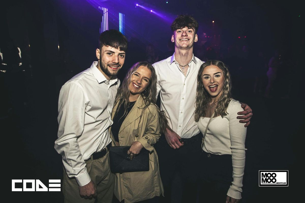 CODE Friday 17th July At MooMoo!