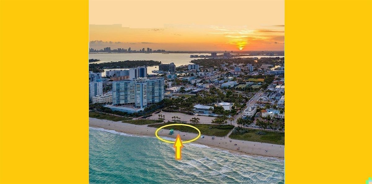 Free Sunset Beach Yoga \u2022 Stress Relief \u2022 Breathwork \u2022 Miami Beach \u2022 6:30PM