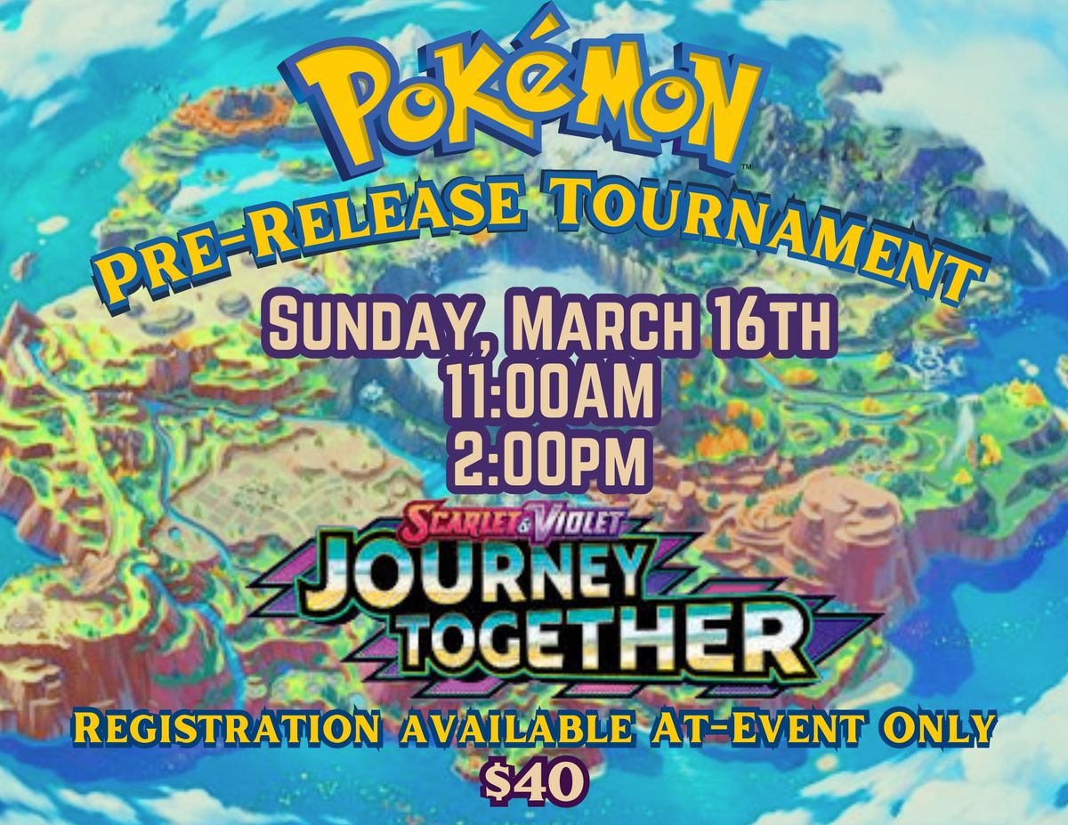 Pokemon Pre-Release Scarlet & Violet Journey Together