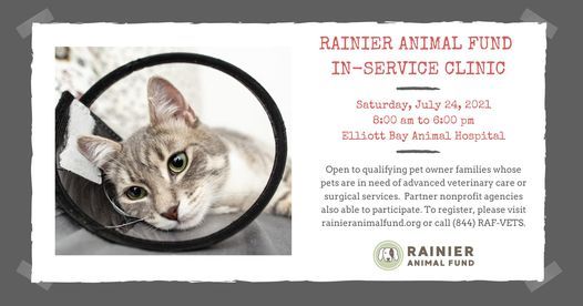 Rainier Animal Fund In-Service Clinic