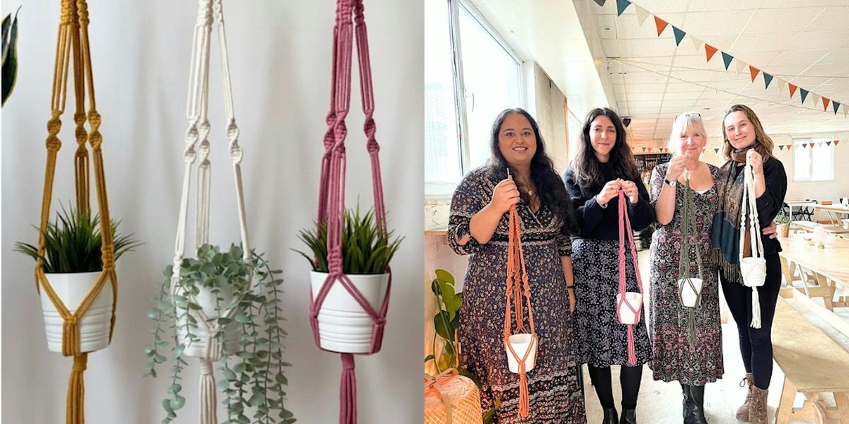 Macrame Plant Hanger Workshop