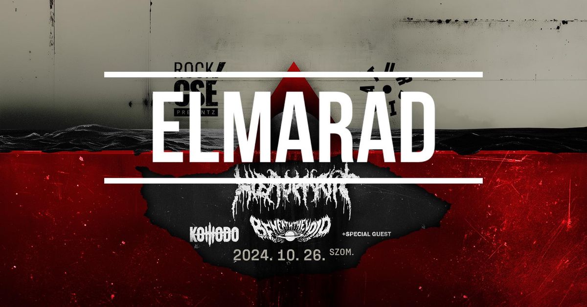 ELMARAD! - Hierophant (IT) x Beneath the Void (HU) x Komodo (HU) - RockCs\u00e9 Presentz