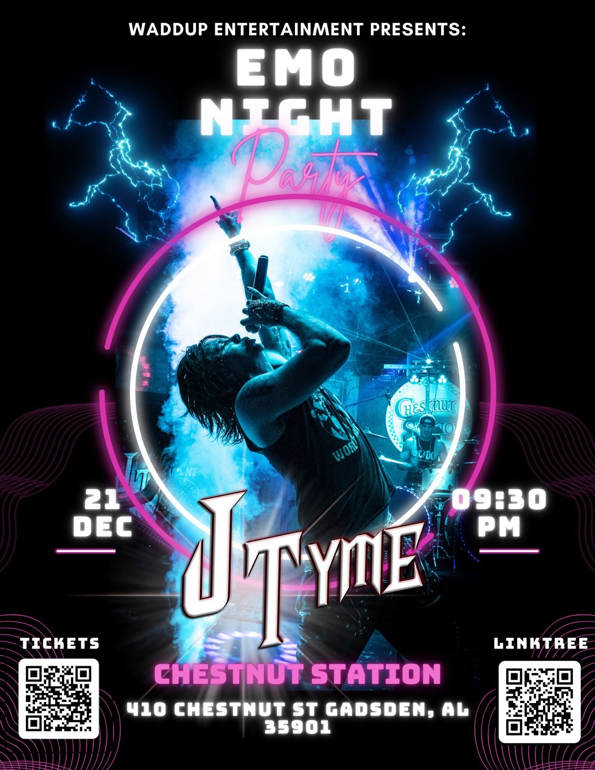 EMO NIGHT W\/JTYME LIVE AT CHESTNUT STATION