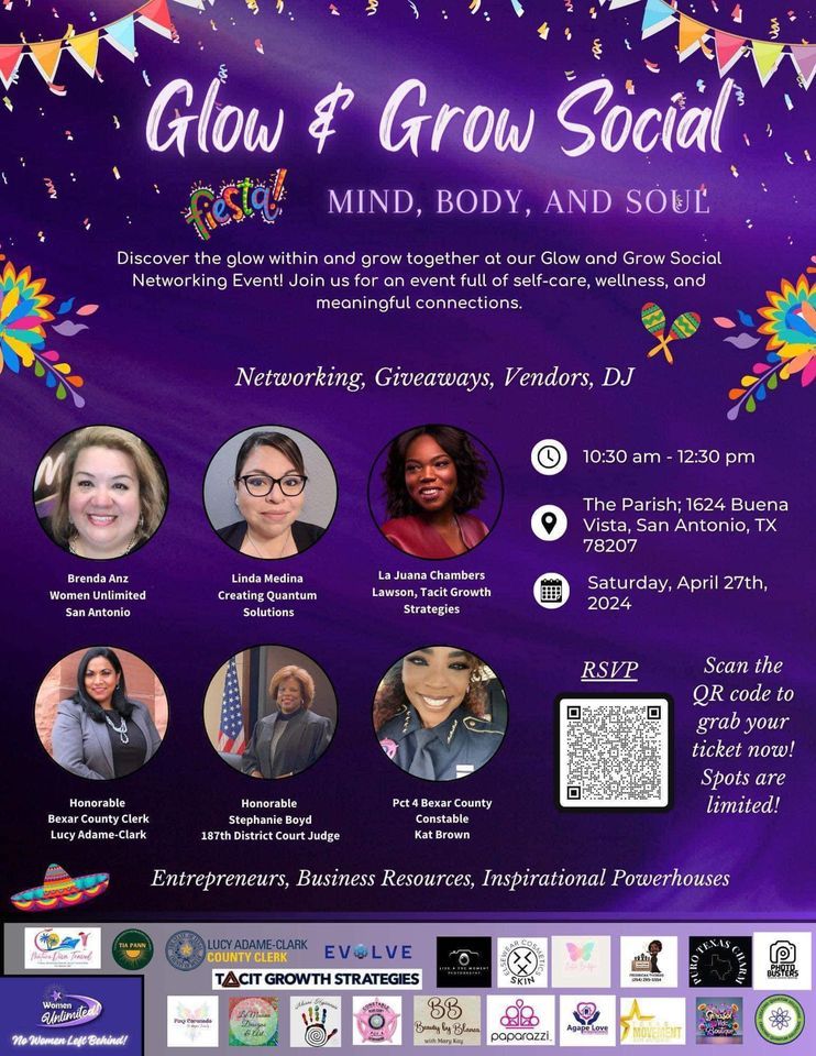 Glow and Grow Social Networking with Women Unlimited! San Antonio