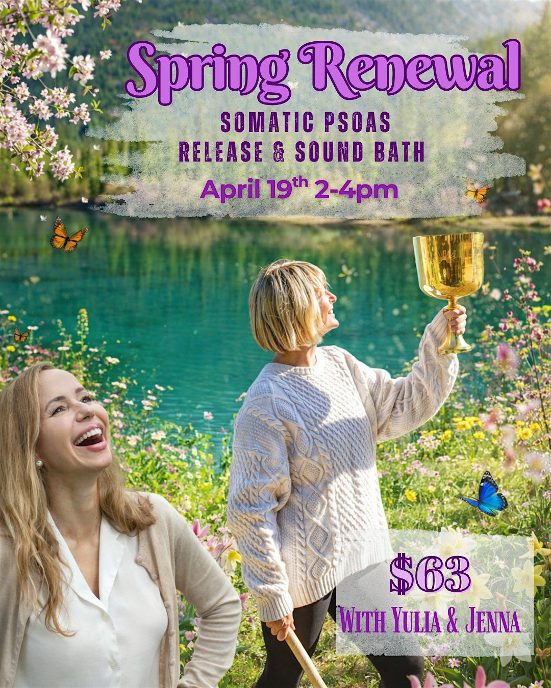 Welcome Spring Somatic PSOAS Release and Sound Bath Bears Paw Calgary ...