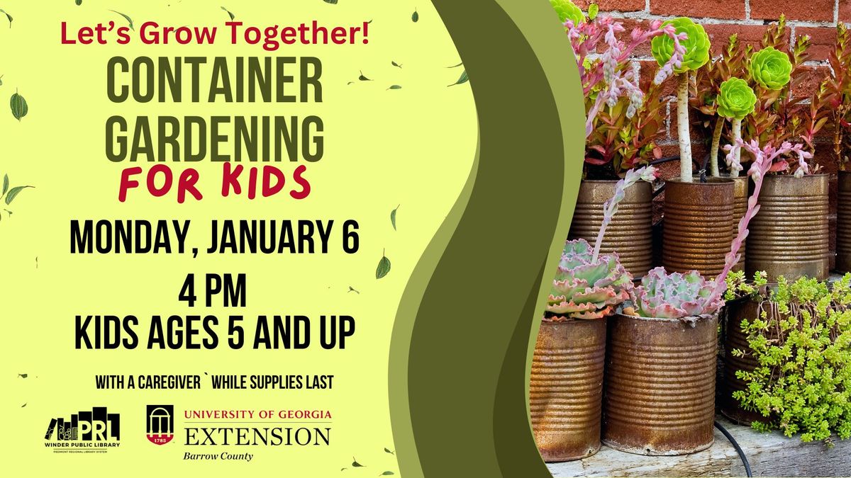 Let's Grow Together - Kids Gardening