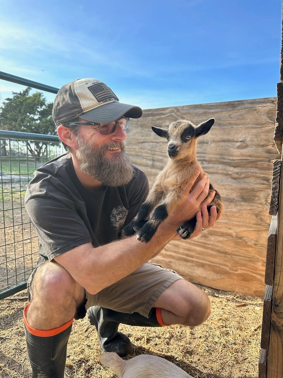 Pet the goat with Mandalynn Farms