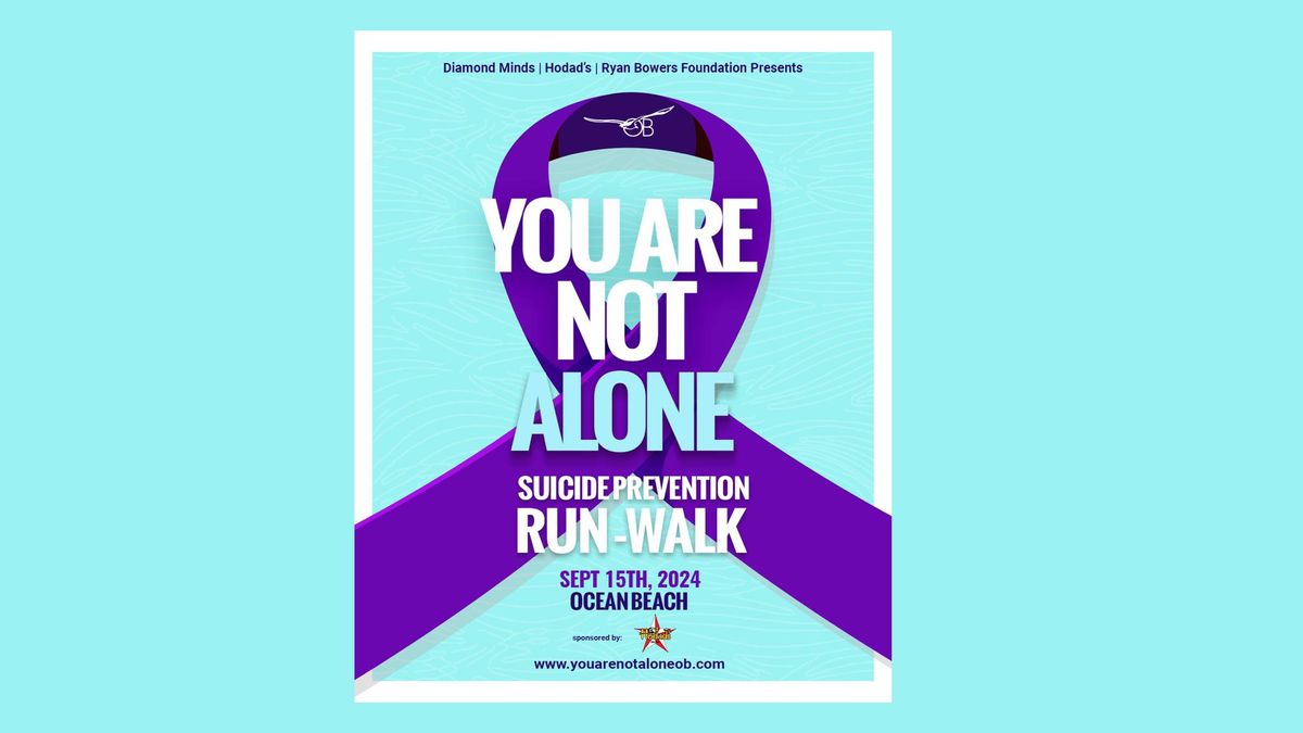 YOU ARE NOT ALONE RUN\/WALK