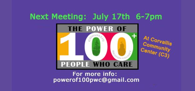 3rd Quarter Meeting of 100 People Who Care 