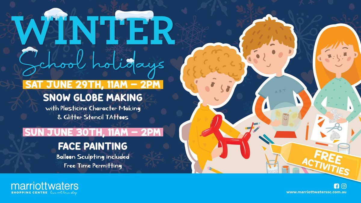 FREE Winter School Holiday Activities!