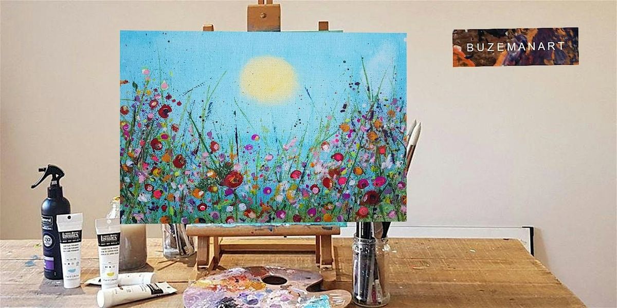 Painting workshop 'Spring meadow\u2019 &  Waters\u2019 Edge Visitor Centre Humberside