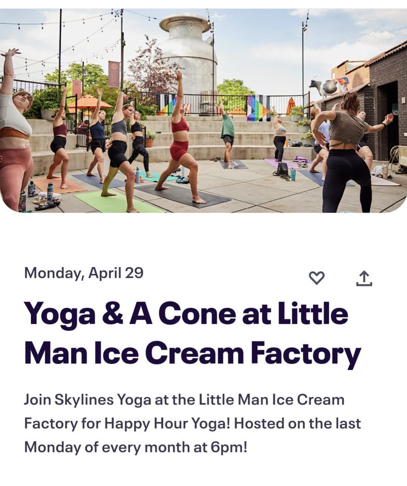 yoga & ice cream 