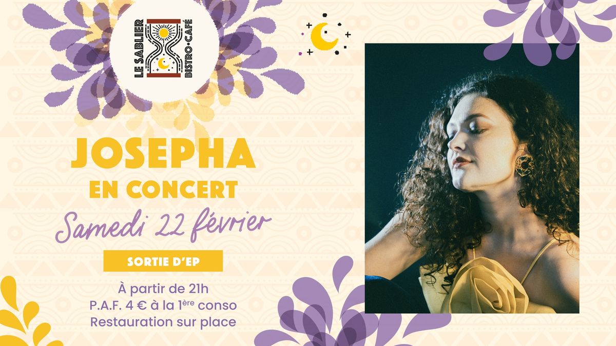 Josepha en Concert au Sablier - Sortie d'EP