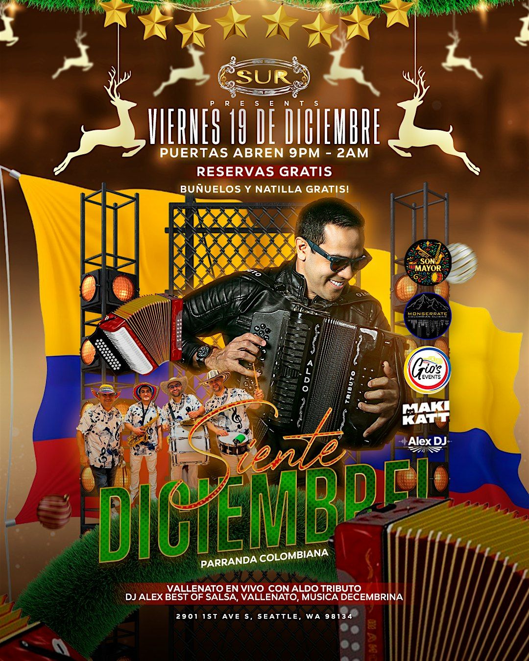 Siente Diciembre \u2013 Parranda Colombiana en Seattle