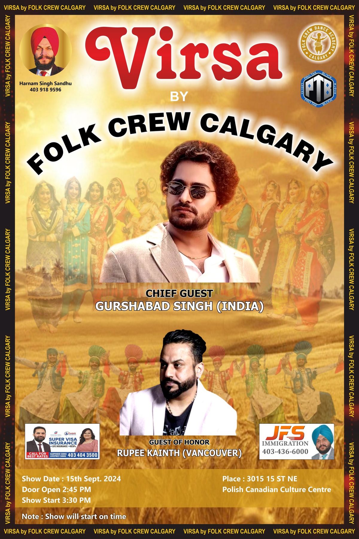 VIRSA with FOLK CREW CALGARY