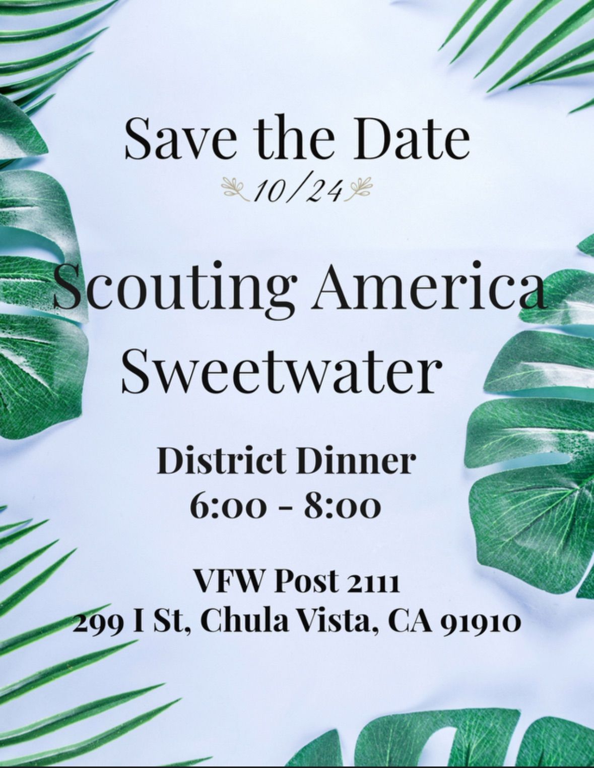 Sweetwater District Dinner