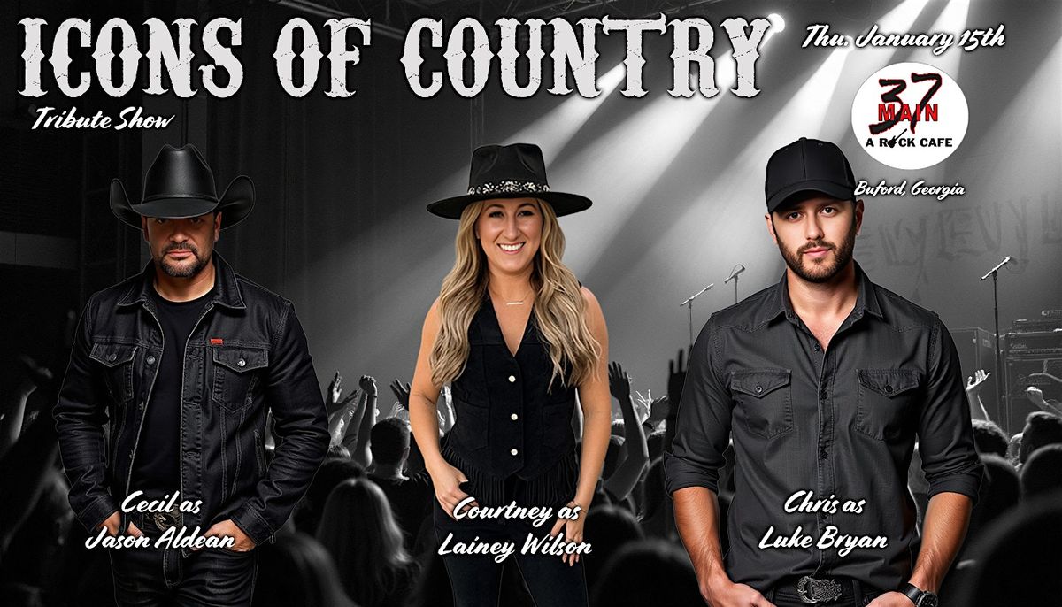 Icons of Country Tribute Night: Jason Aldean, Lainey Wilson, Luke Bryan