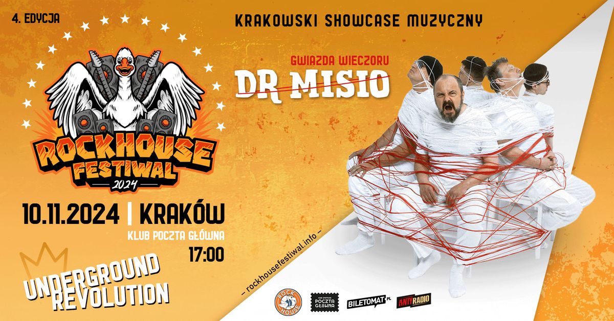 Dr Misio | Rockhouse Festiwal 2024 | Krakowski Showcase Muzyczny 