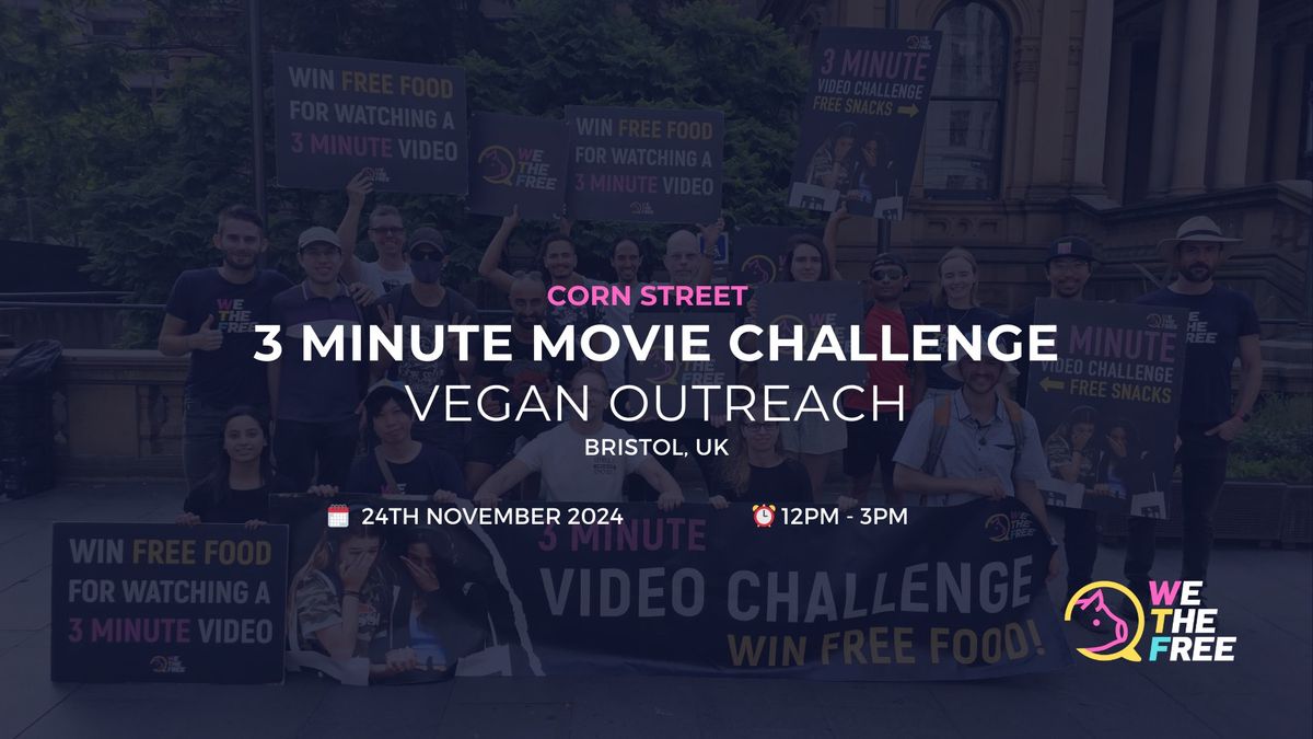 WTF 3 Minute Movie Challenge | Bristol, UK | 24th November 2024