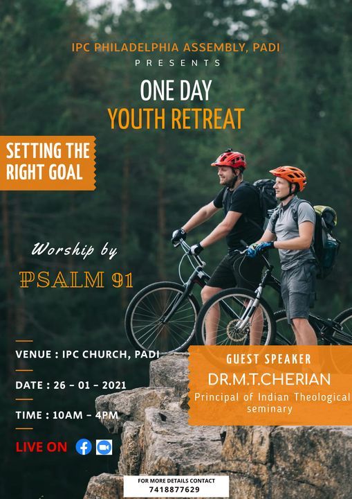 ONE DAY YOUTH RETREAT
