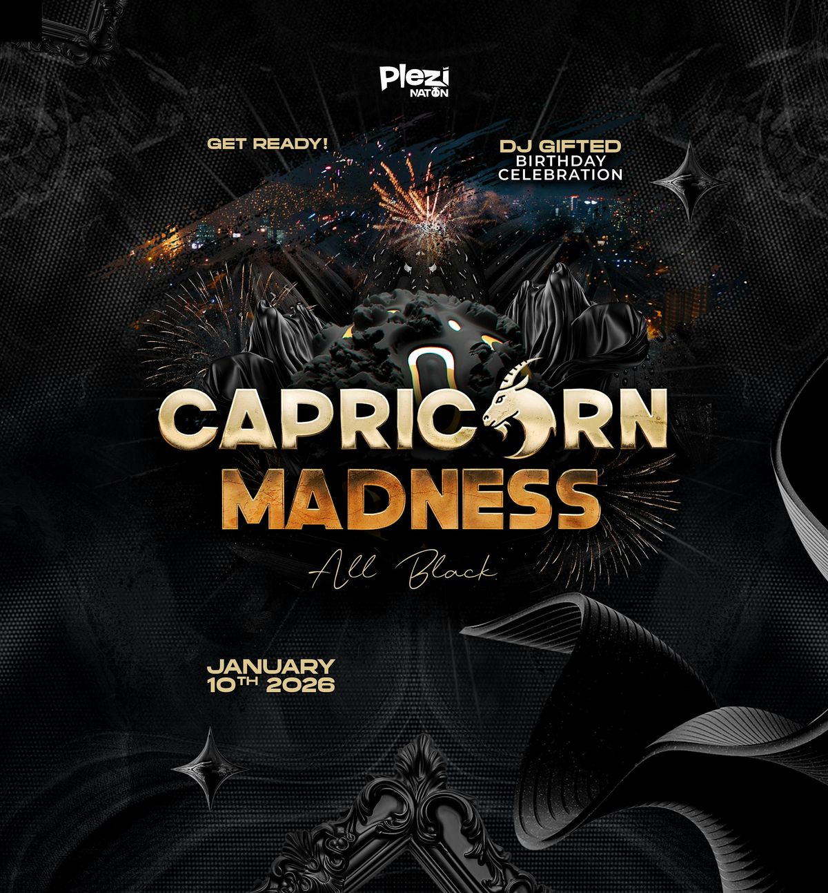 Capricorn Madness all black