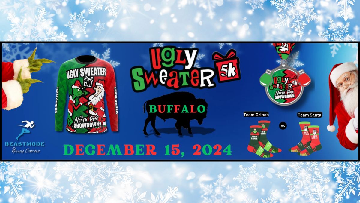 Buffalo Ugly Sweater Team SANTA vs Team GRINCH