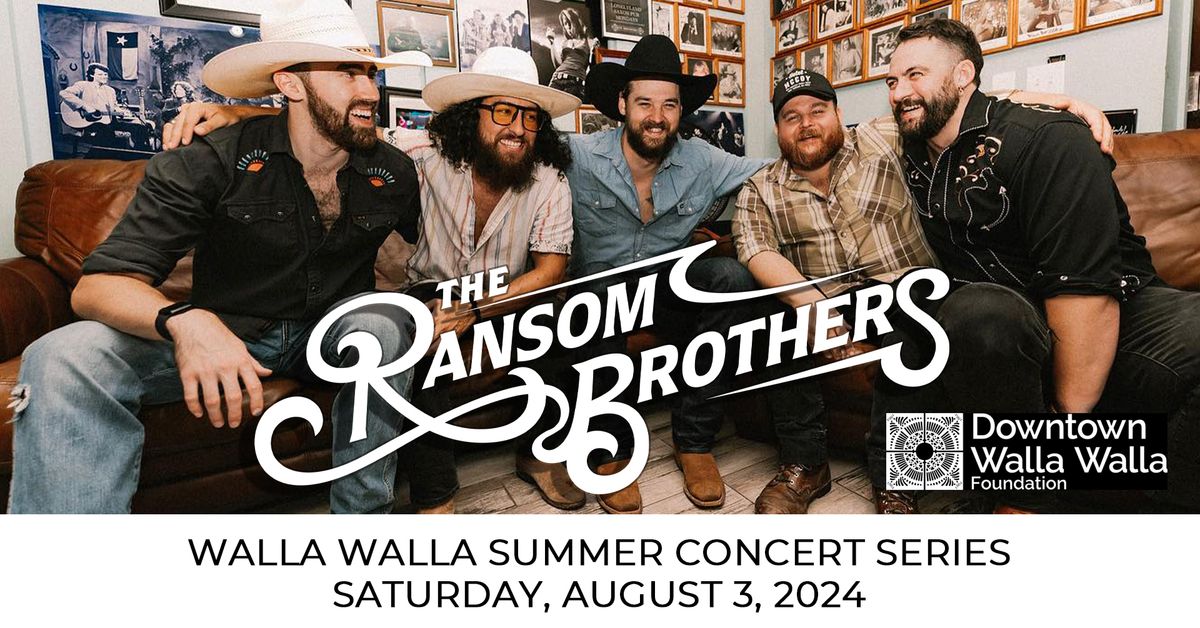 The Ransom Brothers at Walla Walla Summer Concert Series