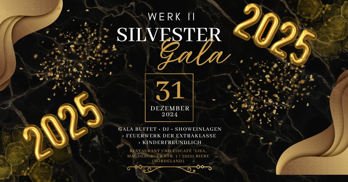 "Die letzte Silvester Gala" im Werk 2 in Biere 