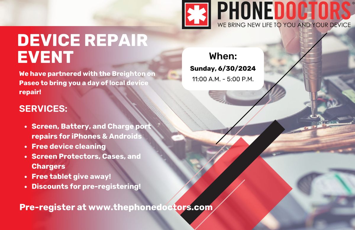 Cellphone Repair Event
