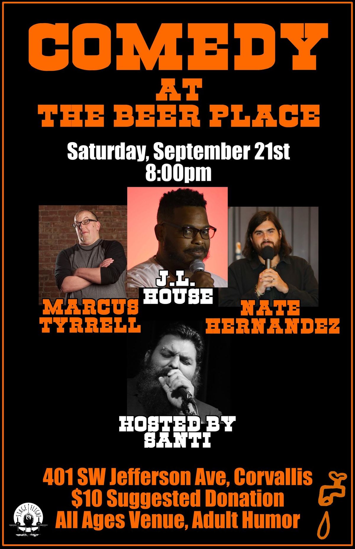 Comedy at the Beer Place