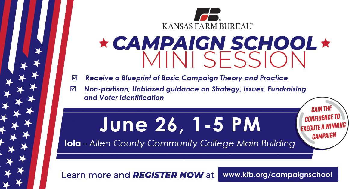 Kansas Farm Bureau Campaign School - Mini Session - Iola