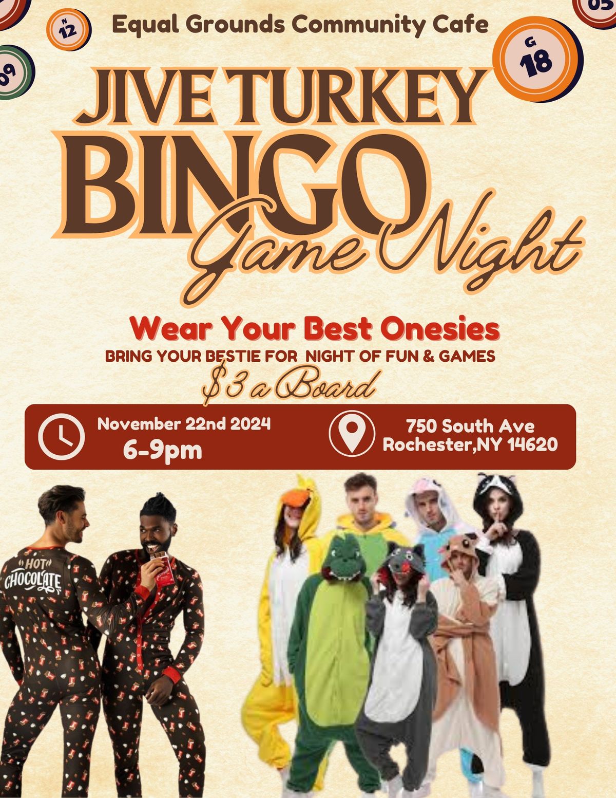 Jive Turkey Bingo & Game Night