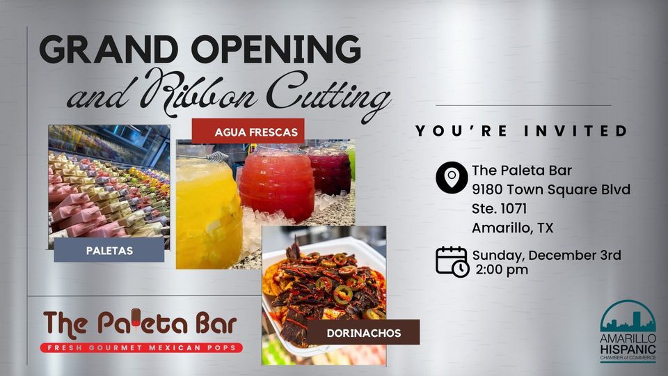 The Paleta Bar Grand Opening and Ribbon Cutting