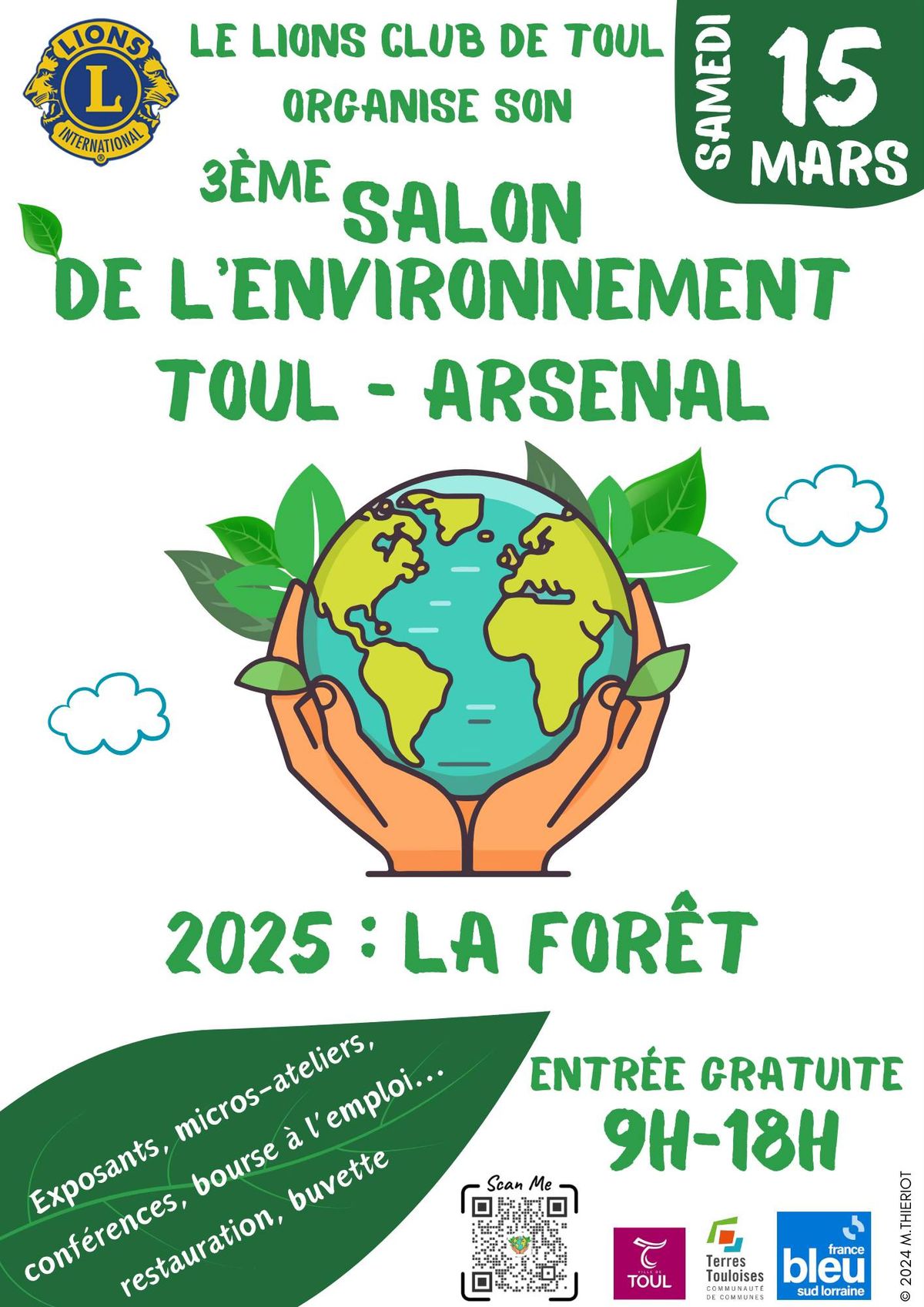 SALON DE L'ENVIRONNEMENT  - THEME 2025  : LA FORET 